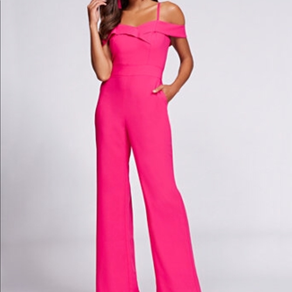 Hot Pink Jumpsuit